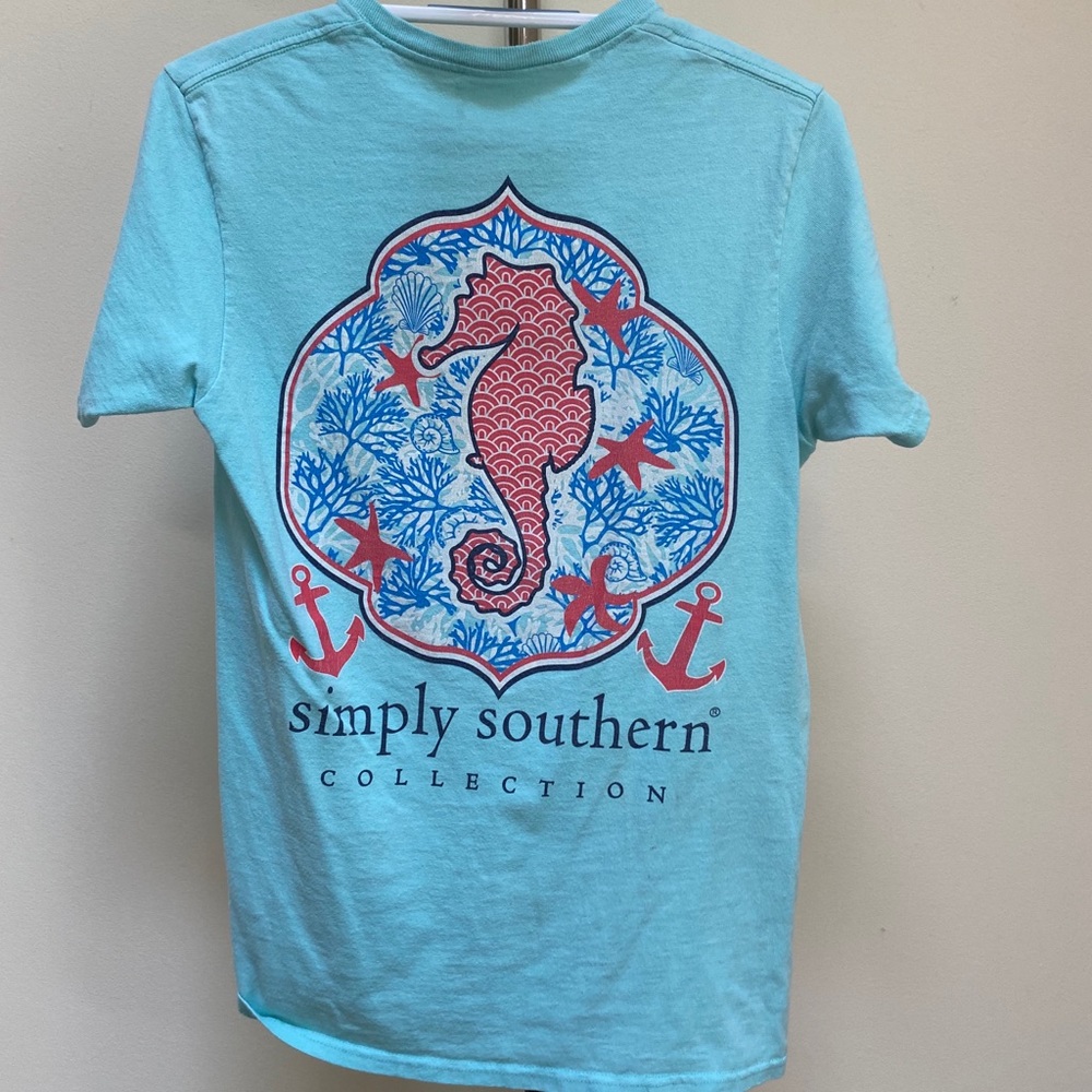 Blue Simply Southern Tee